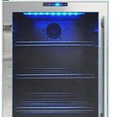 Vinotemp 120 Can Mirrored Touch Screen Beverage Cooler VT-BC54TSSM-L